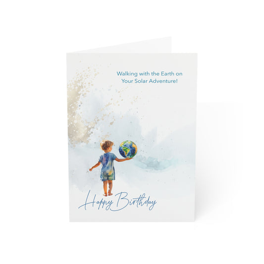 Walking with the Earth Birthday Card (10, 30, and 50pcs)