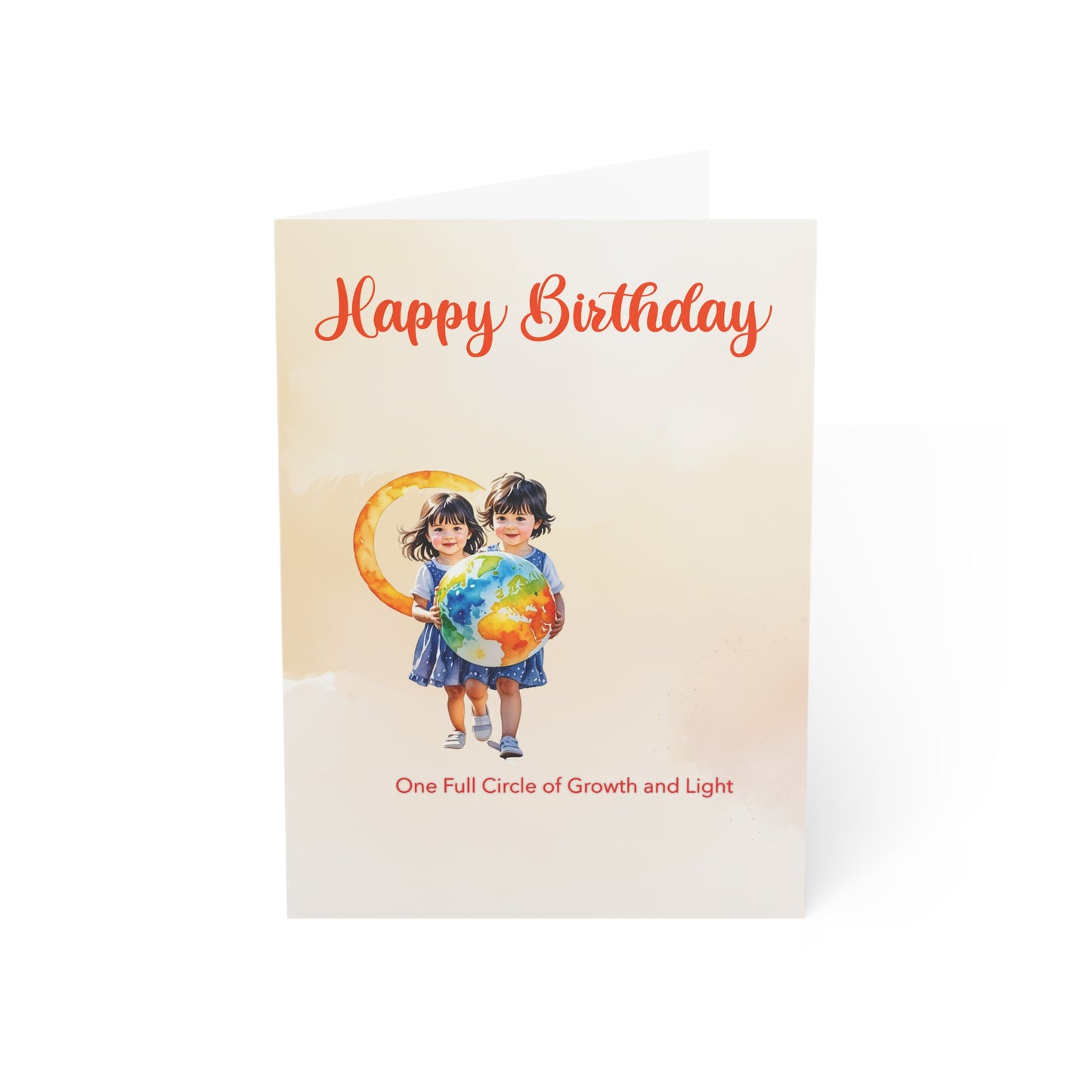 One Full Circle Birthday Card (10, 30, and 50pcs)